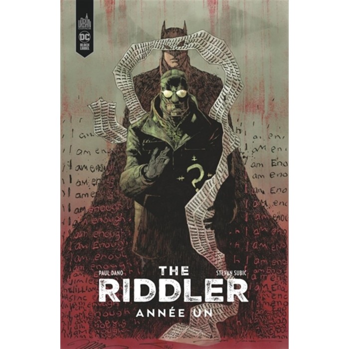 THE RIDDLER ANNÉE UN - PAUL DANO - URBAN COMICS (2024)